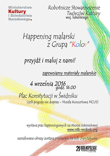 plakat happening malarski